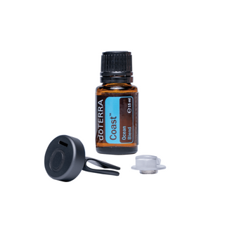 dōTERRA Coast™ i Metaliczny Samochodowy Dyfuzor z Klipsem